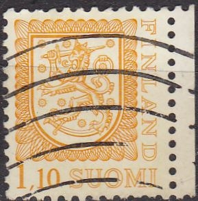 FINLANDIA 1979 Scott 565 Sello Serie Basica Heraldica usado Suomi Finland Michel  834 